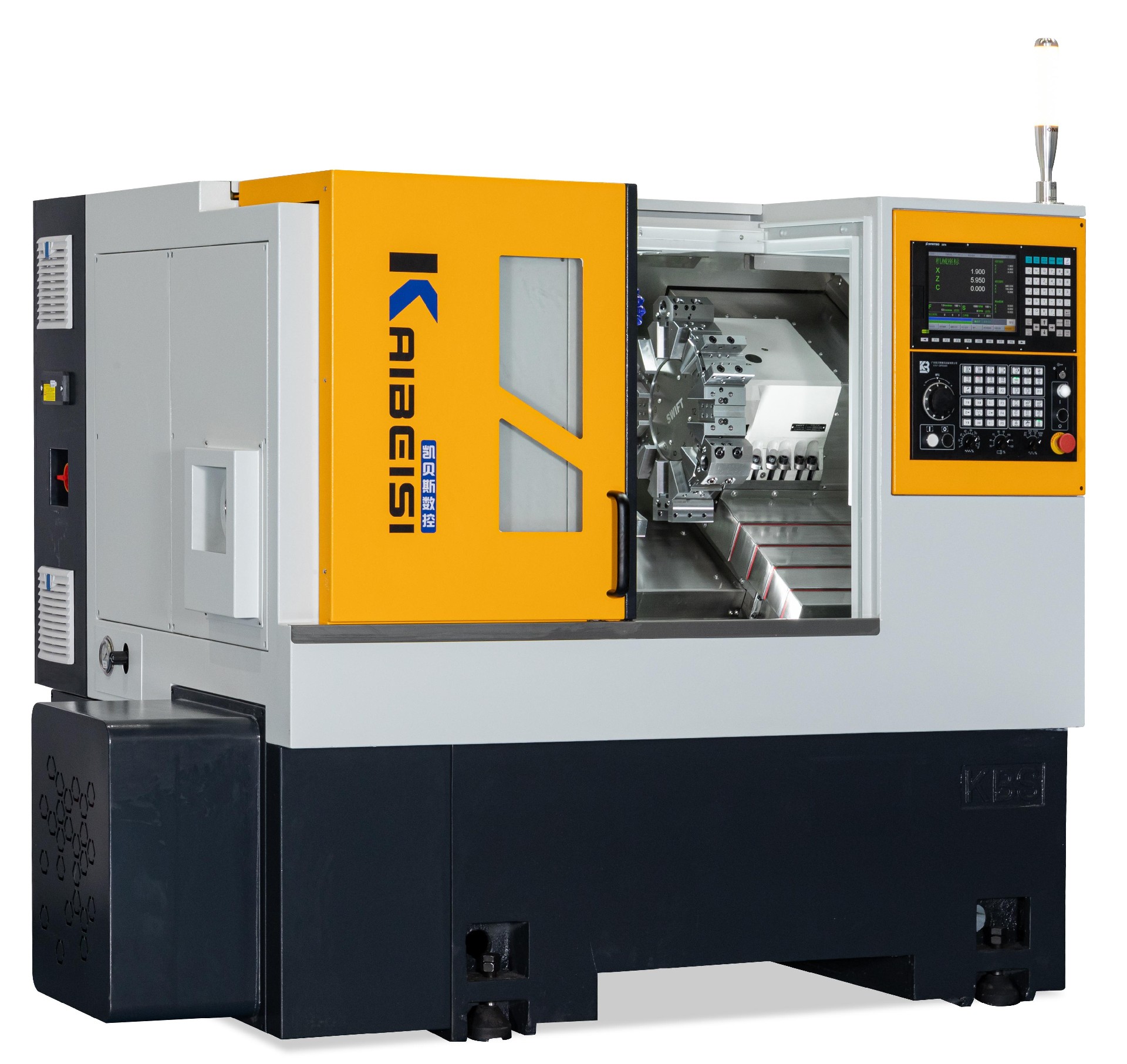 小鋼礮刀墖機(無尾座欵）