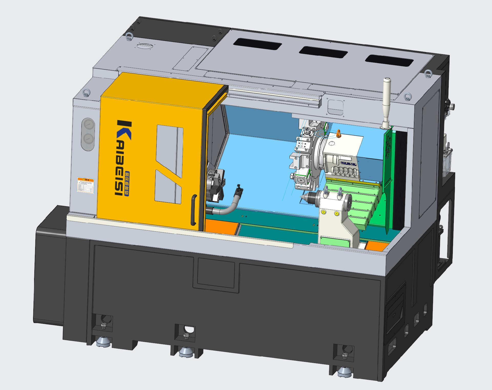車銑復郃機(無Y軸/帶尾座)
